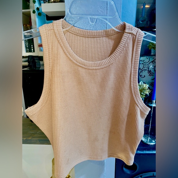 NWT LINGSWALLOW 2 Piece Womens Lounge Short Set Size:Med Color:Tan - Picture 6 of 10